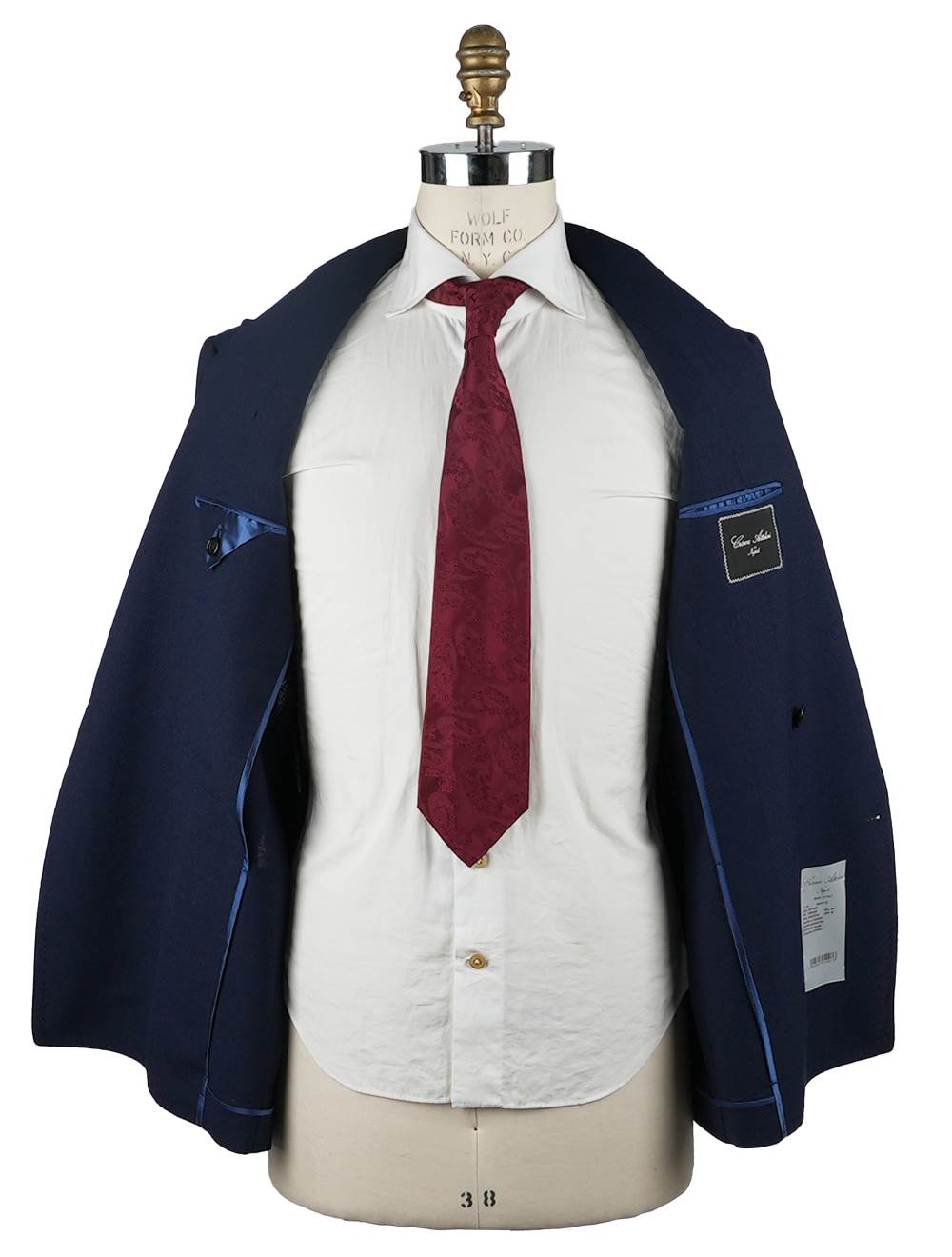 Cesare Attolini Blue Wool Blazer