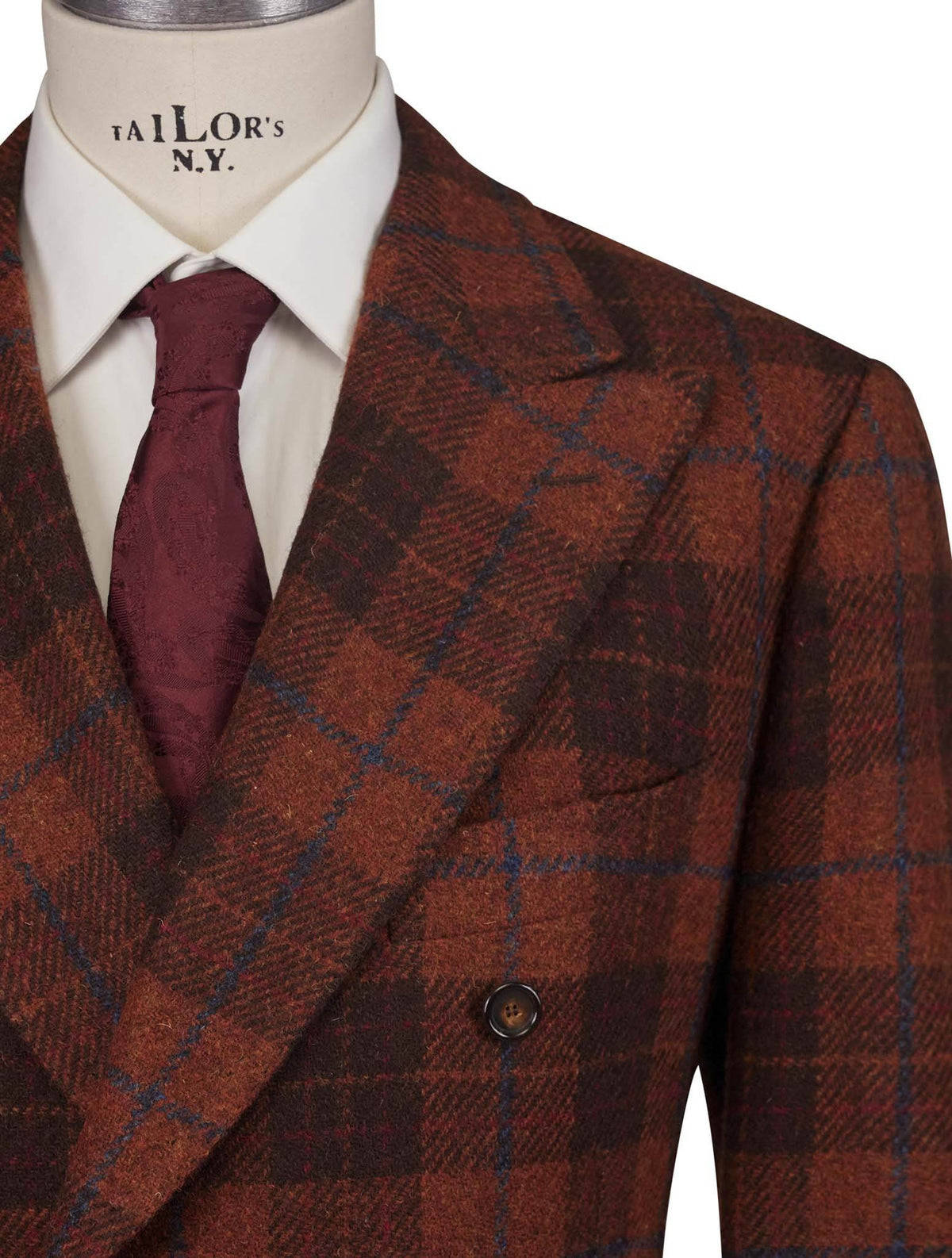 Cesare Attolini Red Wool Blazer