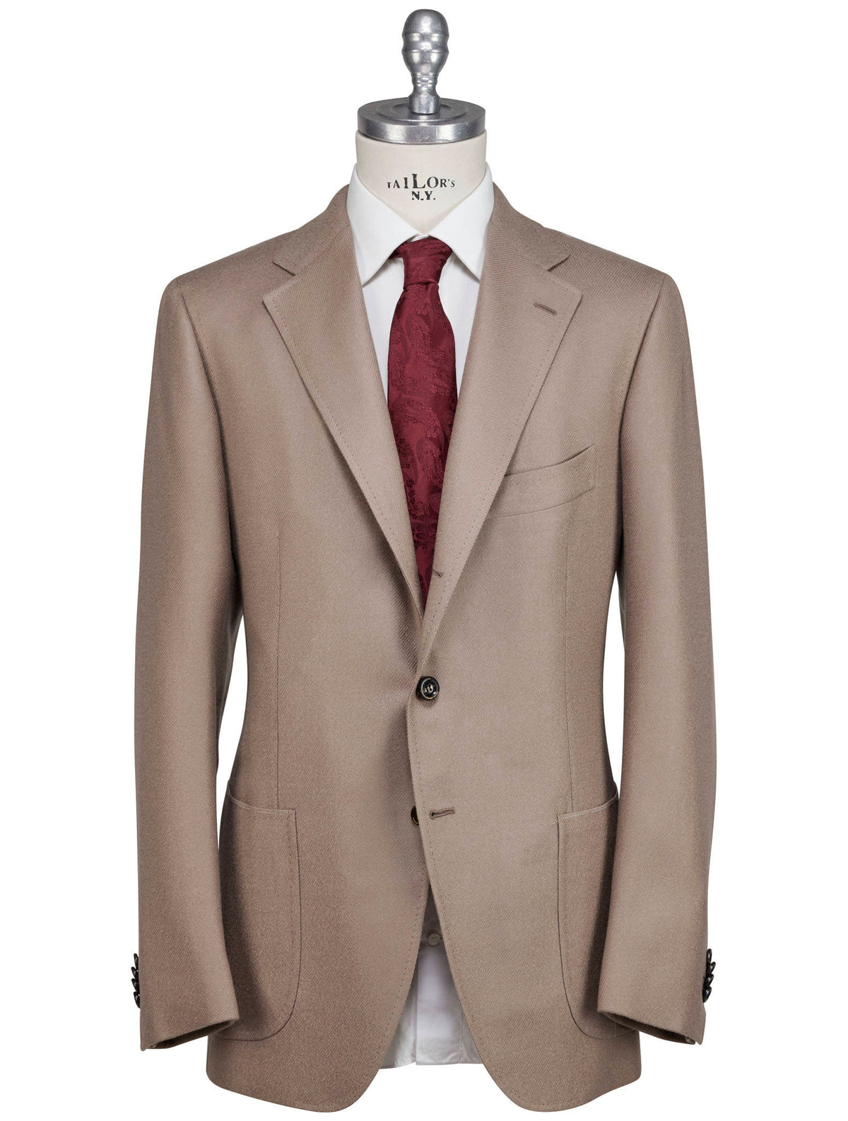 Cesare Attolini Beige Lambswool Cashmere Blazer