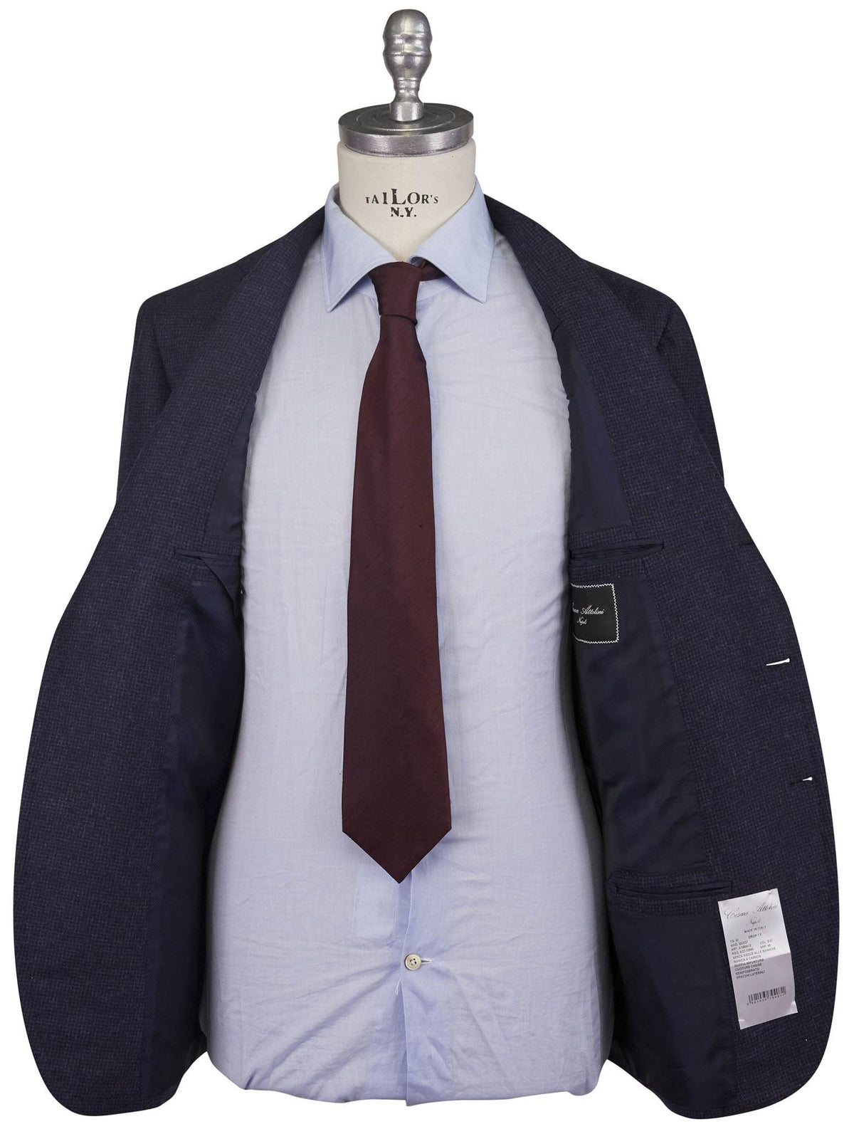 Cesare Attolini Blue Wool Cashmere Blazer