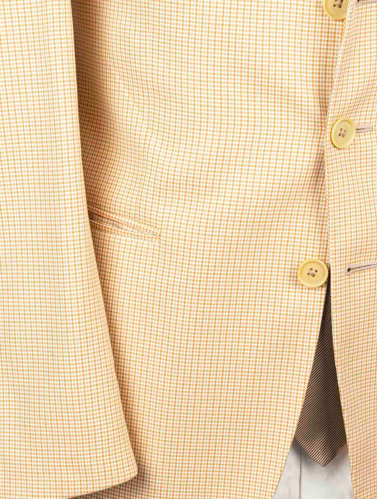 Isaia Multicolor Cotton Blazer