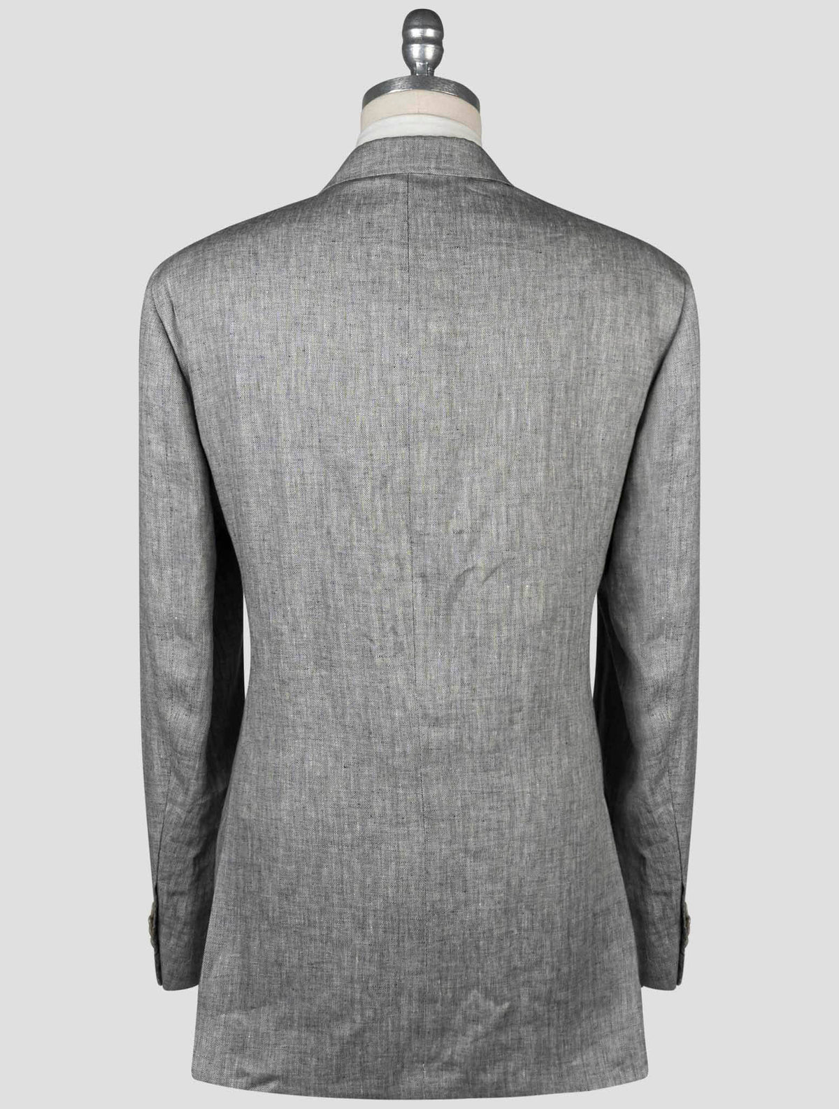 Isaia Gray Linen Blazer