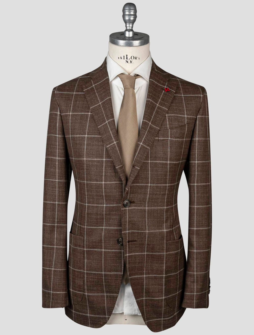 Isaia Isaia Brown Wool Blazer Brown 000
