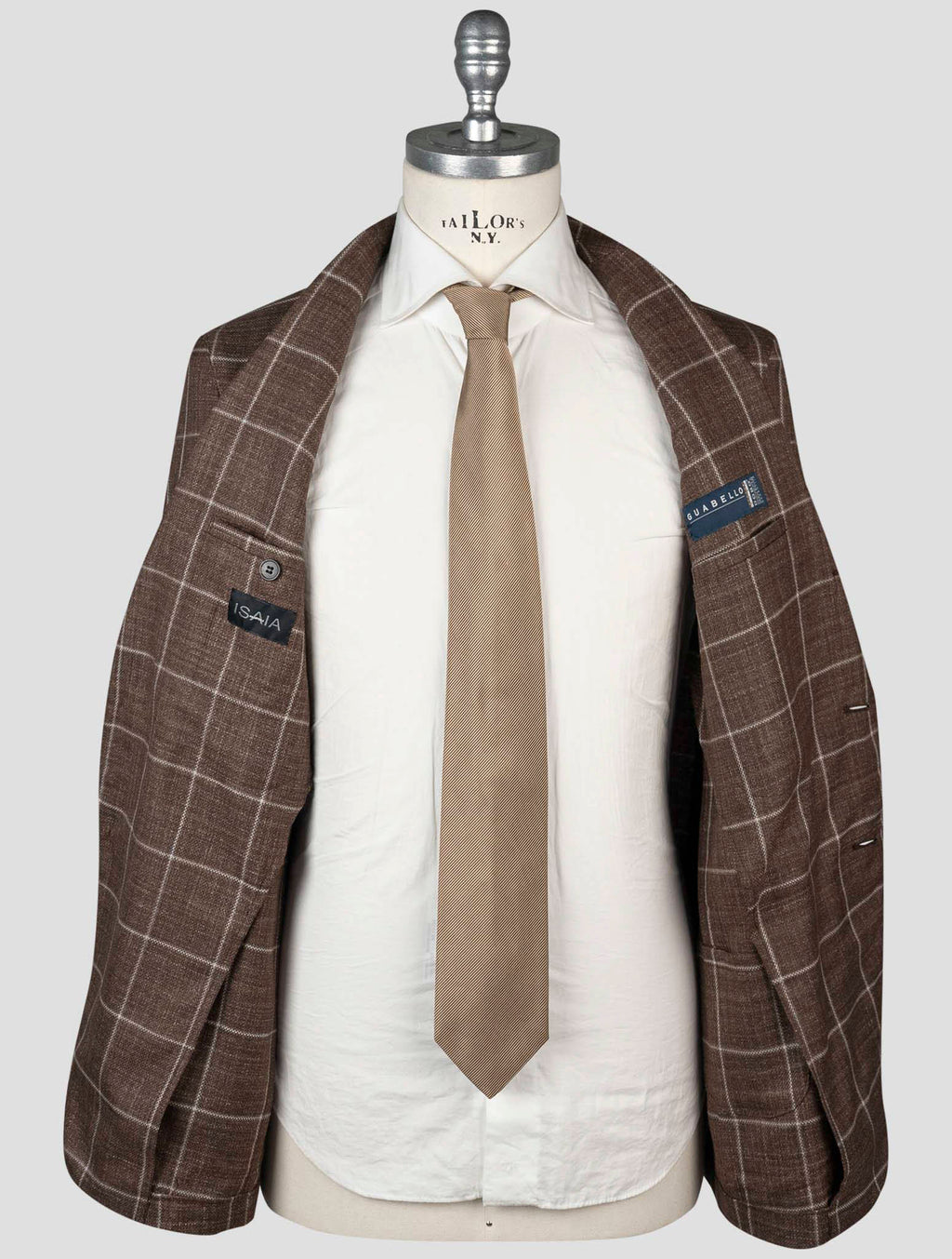 Isaia Brown Wool Blazer