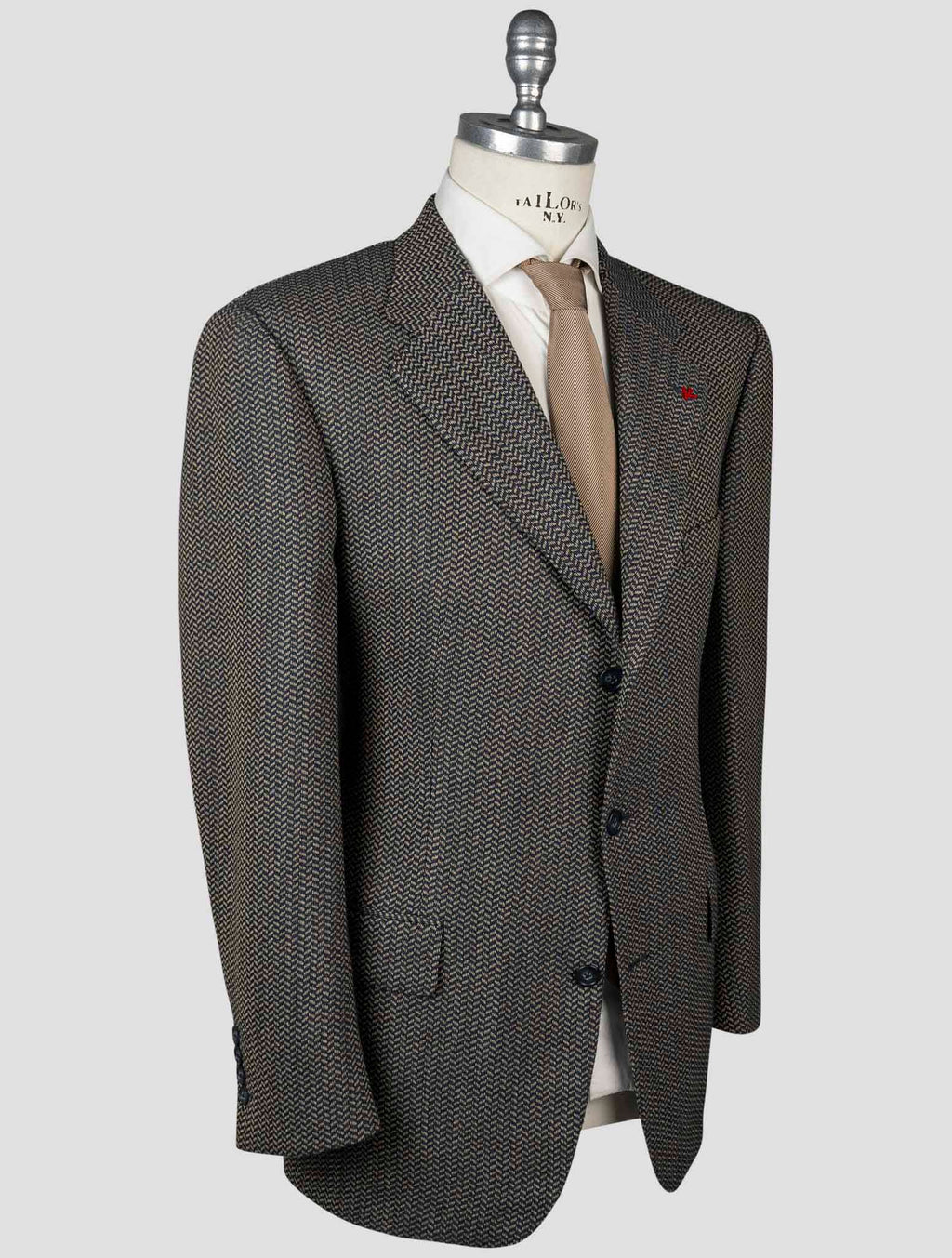Isaia Isaia Multicolor Virgin Wool Blazer Multicolor 001