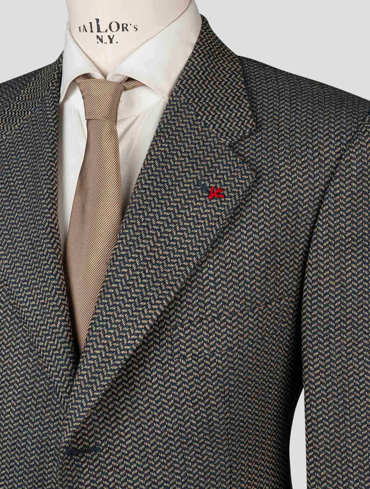 Isaia Multicolor Virgin Wool Blazer