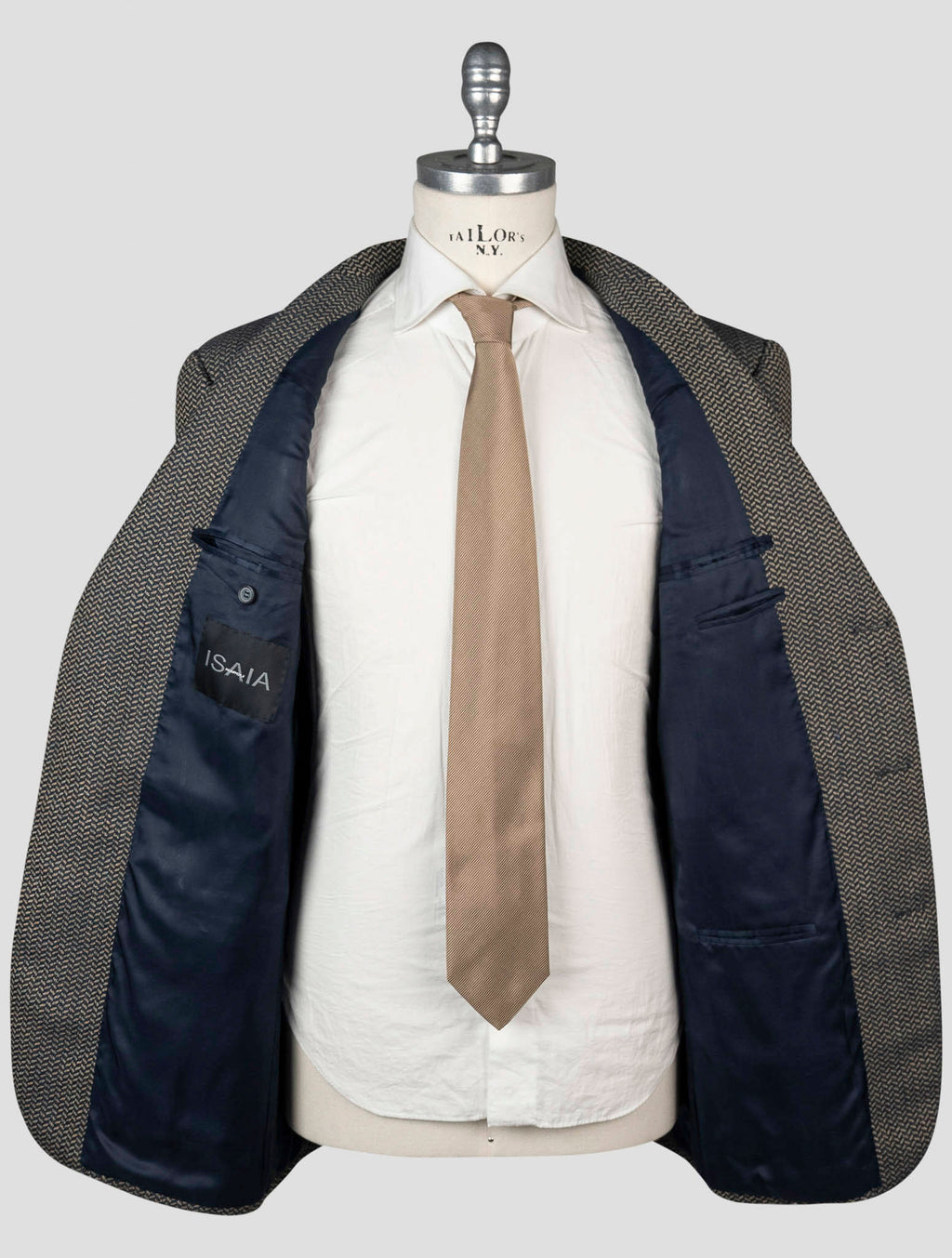 Isaia Multicolor Virgin Wool Blazer