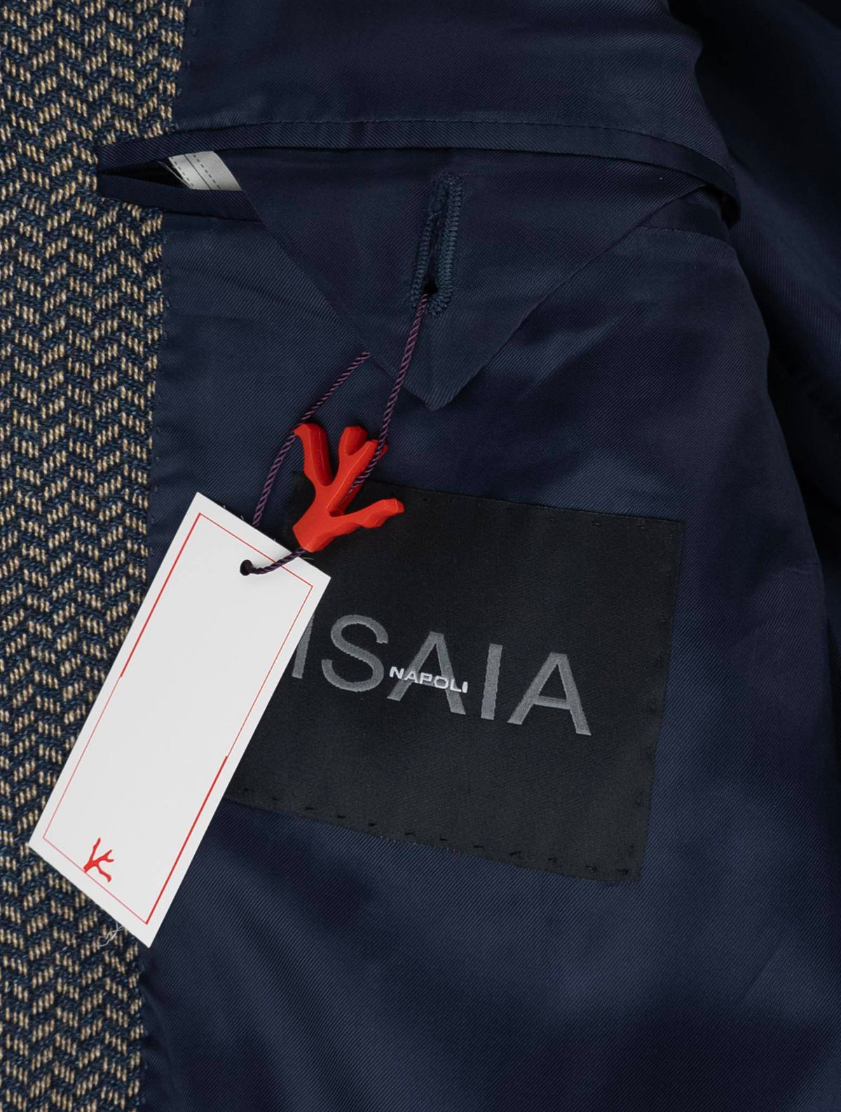 Isaia Multicolor Virgin Wool Blazer