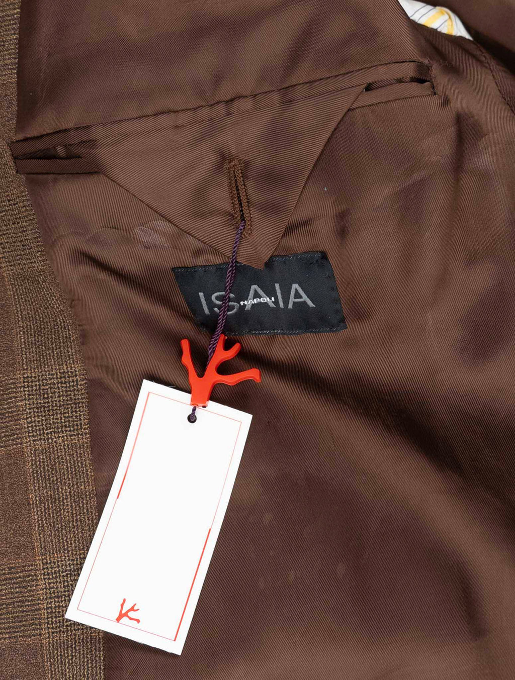 Isaia Brown Wool Blazer
