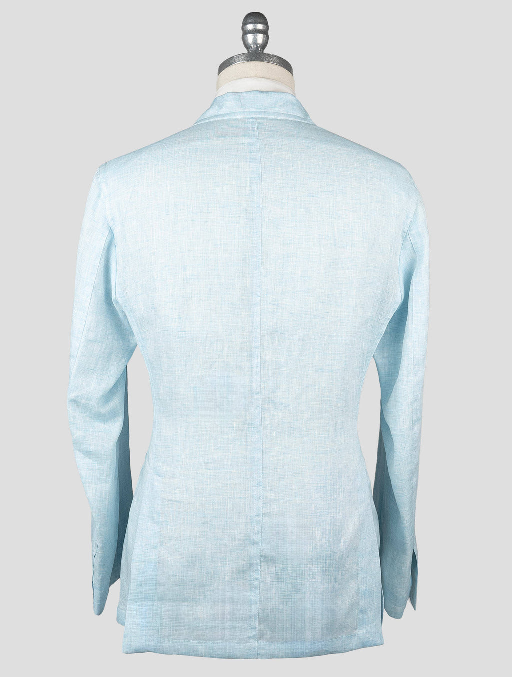 Isaia Light Blue Linen Blazer