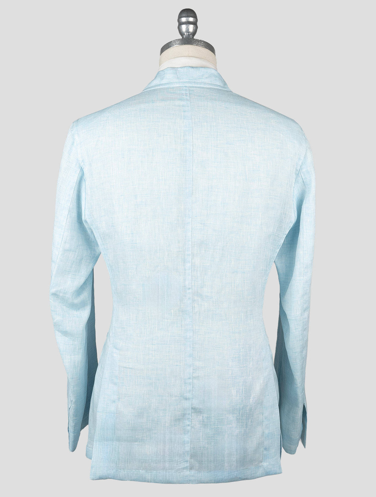 Isaia Light Blue Linen Blazer