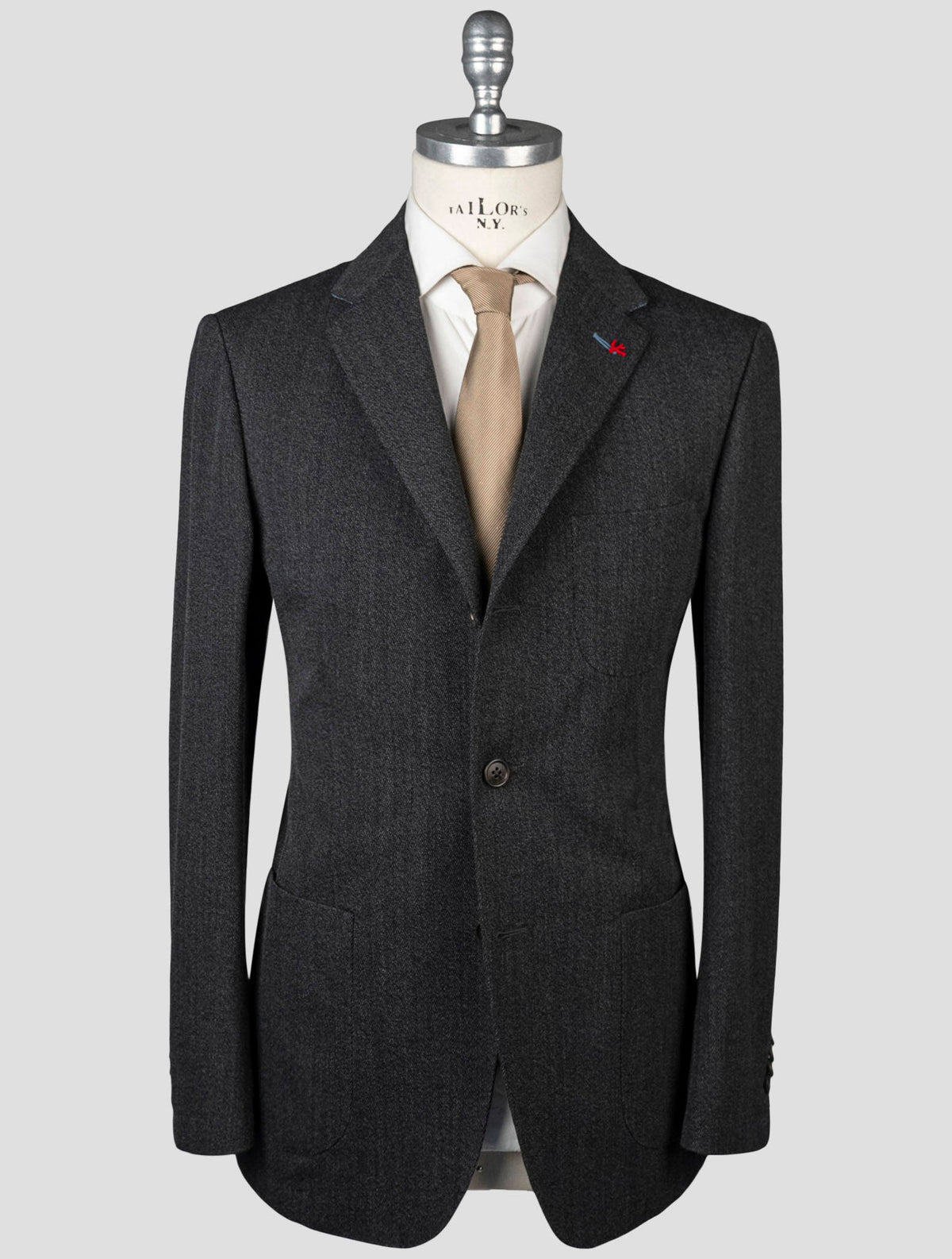 Isaia Gray Wool Blazer