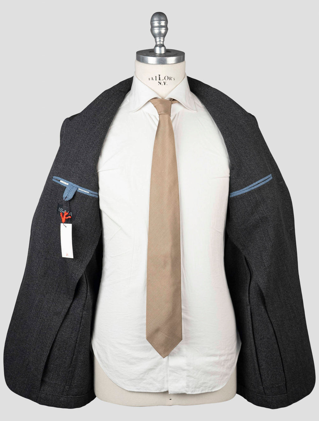 Isaia Gray Wool Blazer