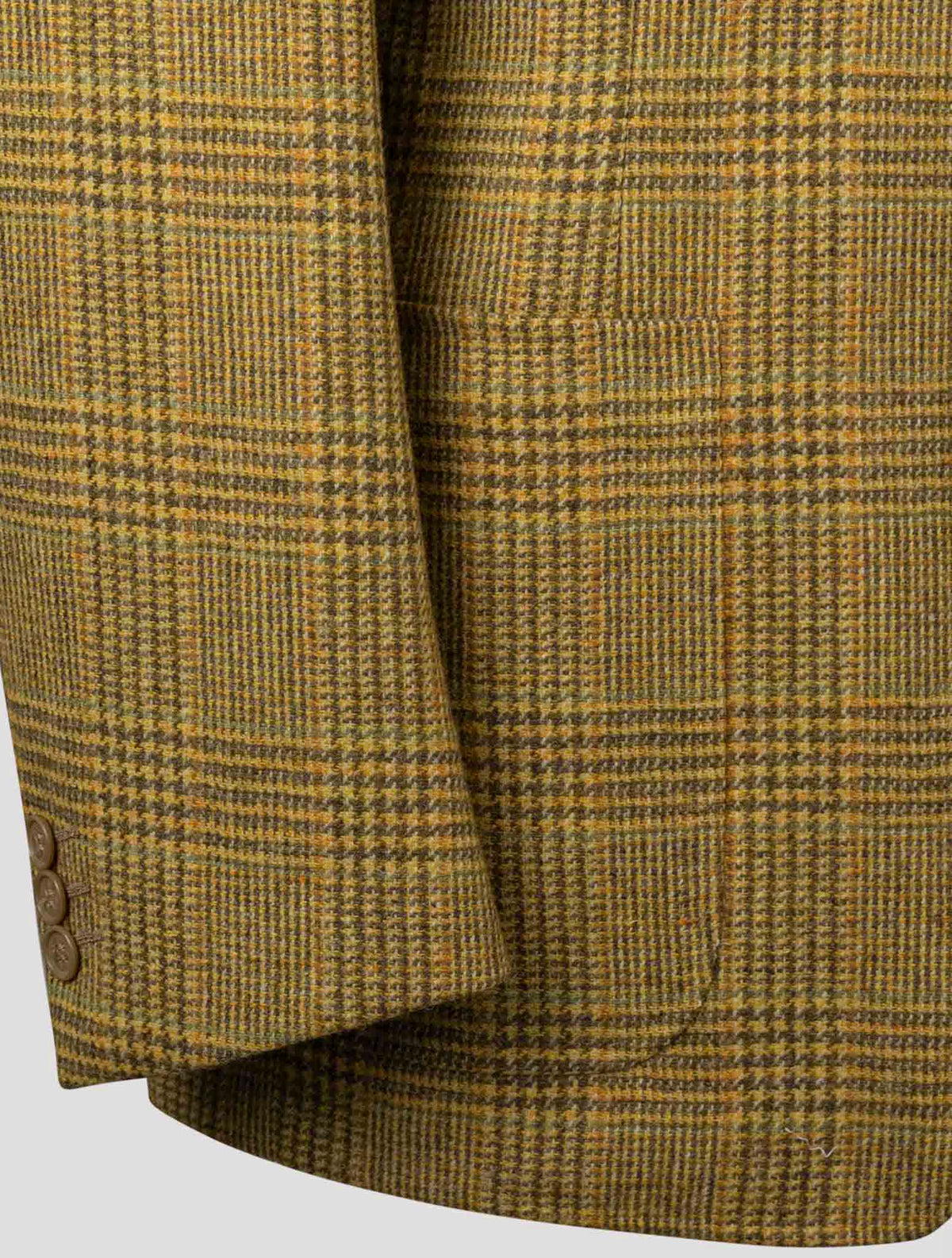 Isaia Yellow Wool Blazer