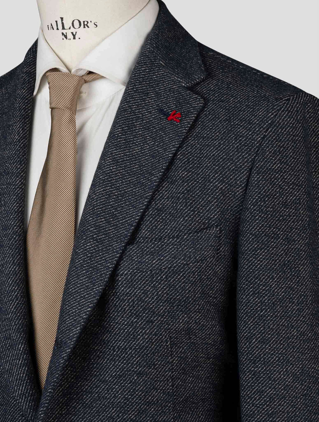 Isaia Blue Wool Blazer