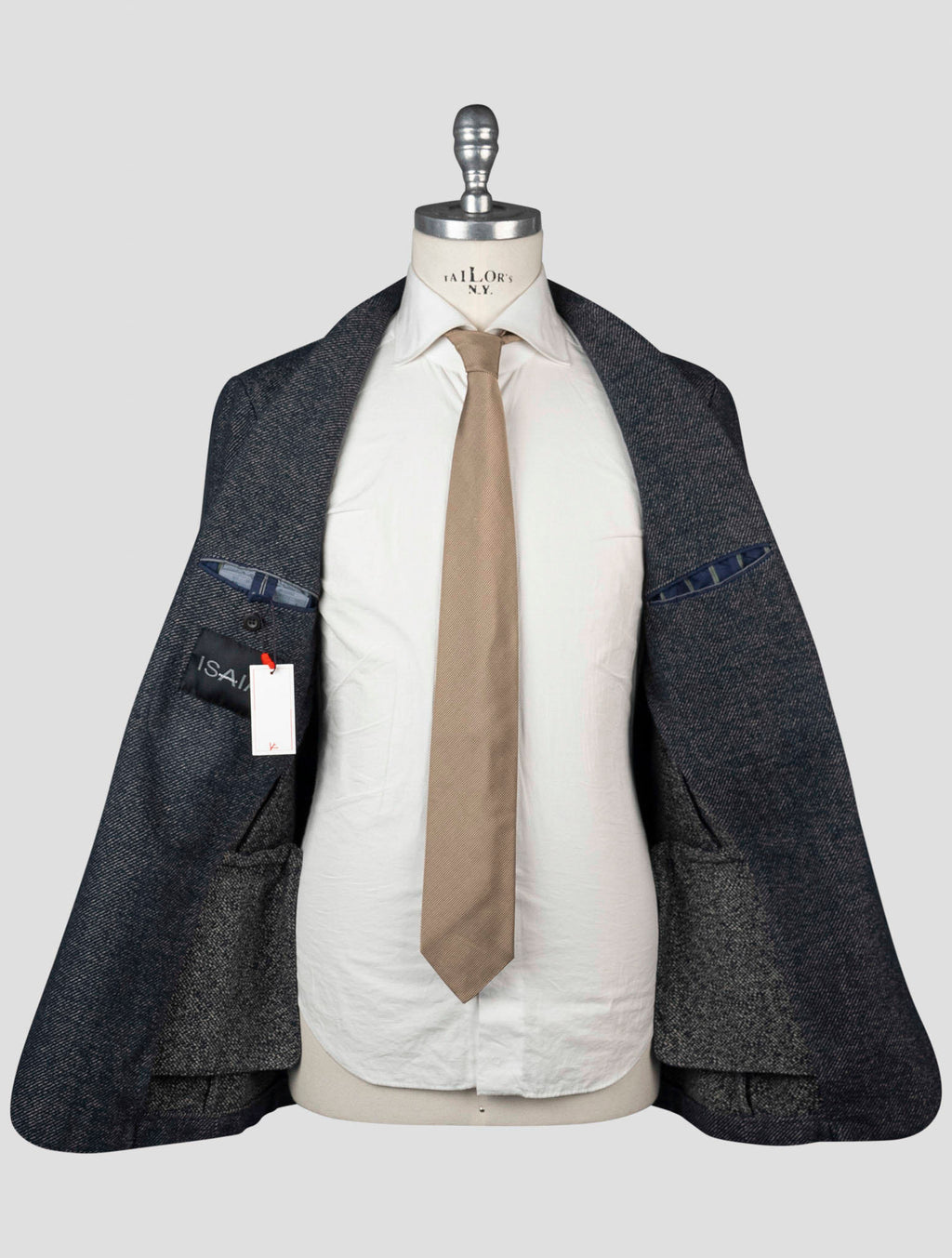 Isaia Blue Wool Blazer