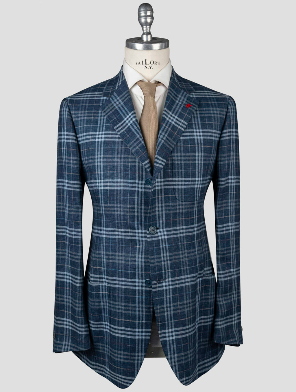 Isaia Multicolor Linen Blazer