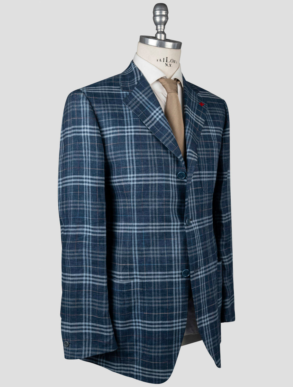 Isaia Isaia Multicolor Linen Blazer Multicolor 001