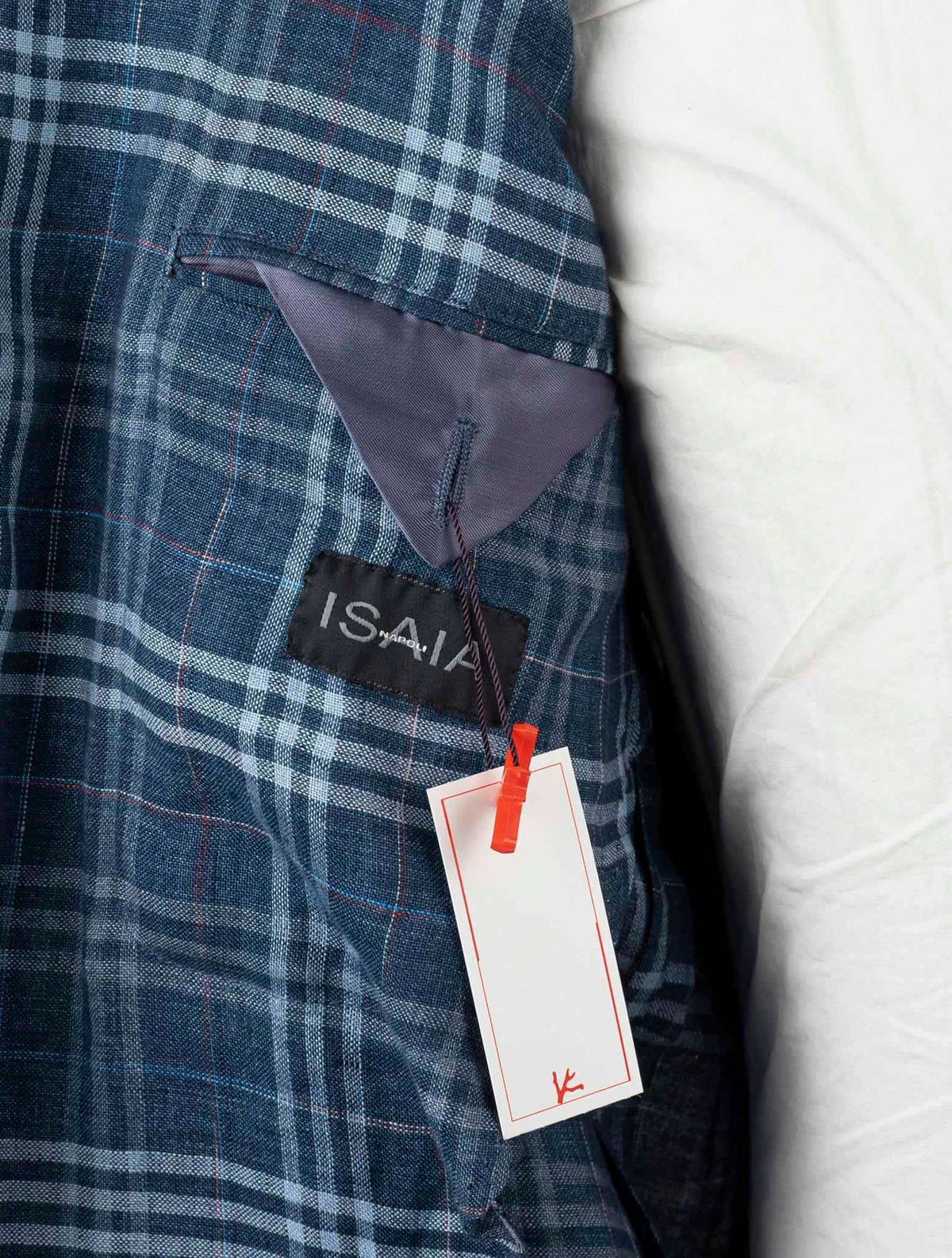 Isaia Multicolor Linen Blazer
