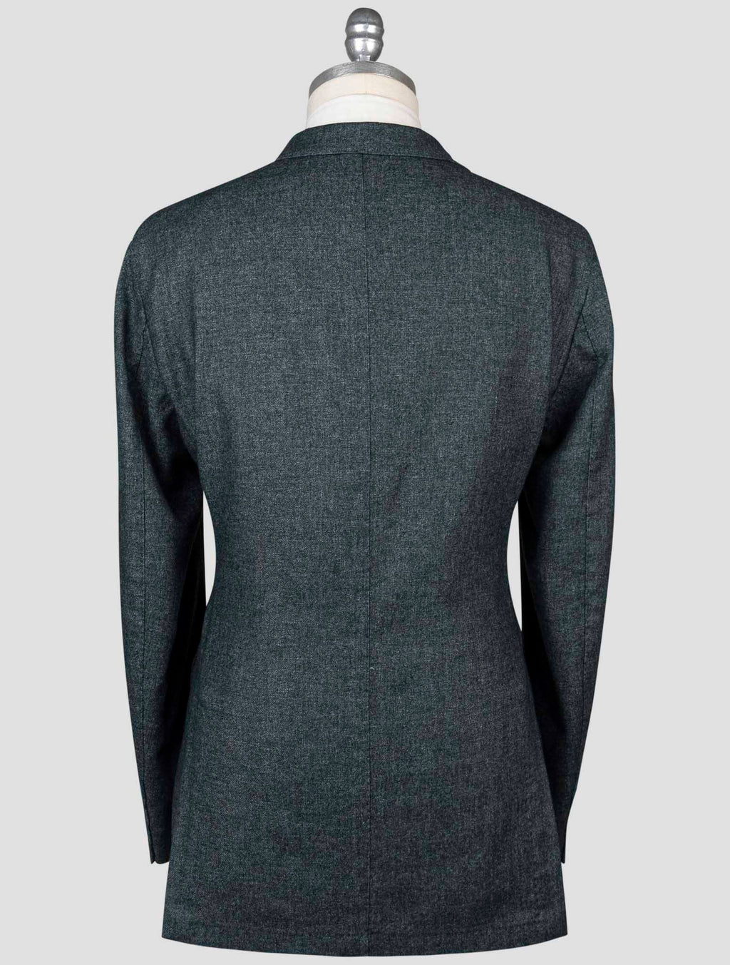 Isaia Green Cashmere Polyamide Blazer