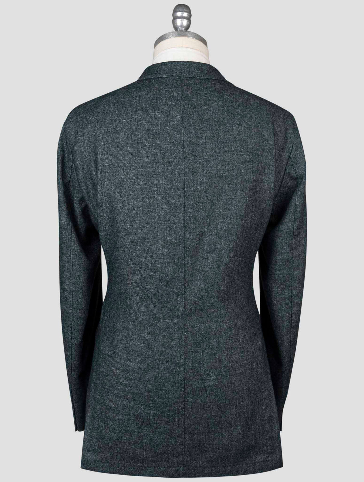 Isaia Green Cashmere Polyamide Blazer