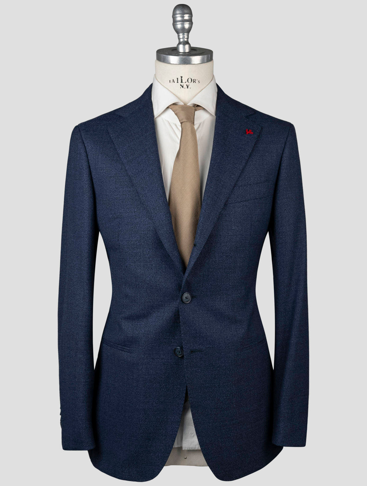 Isaia Blue Virgin Wool Blazer