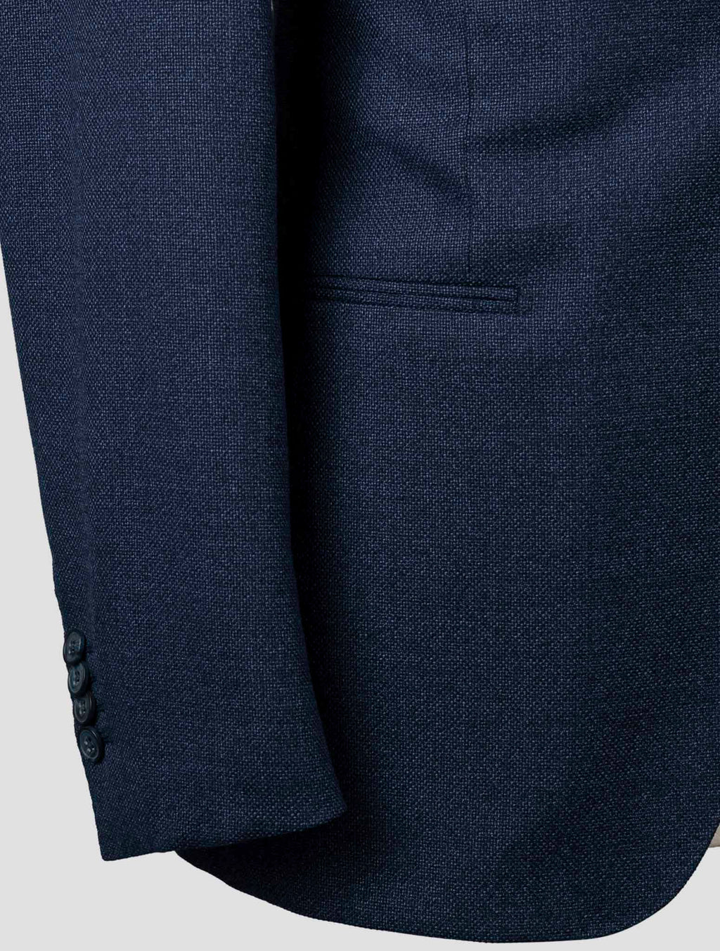 Isaia Blue Virgin Wool Blazer