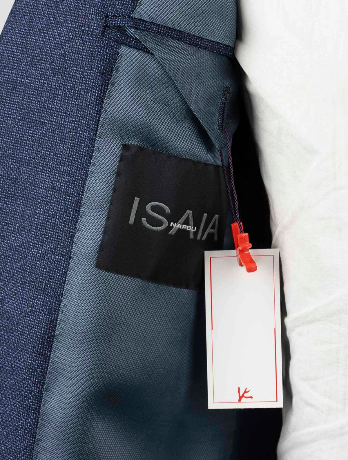 Isaia Blue Virgin Wool Blazer