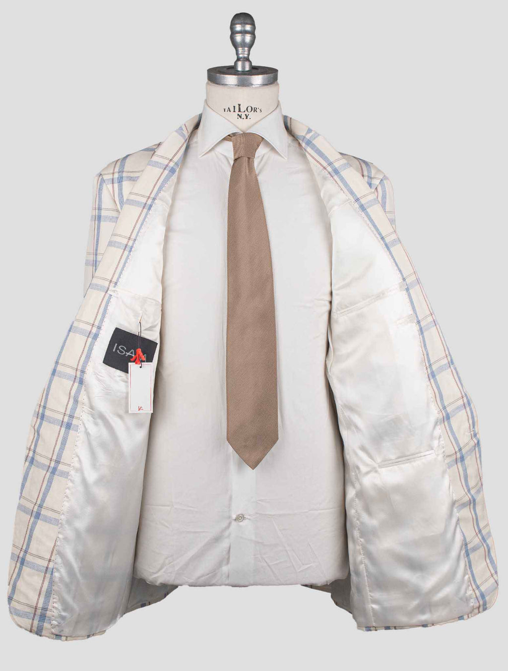 Isaia Multicolor Linen Cotton Blazer