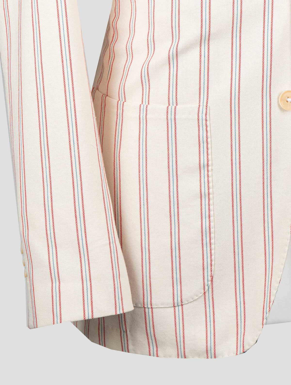 Isaia Multicolor Cotton Blazer