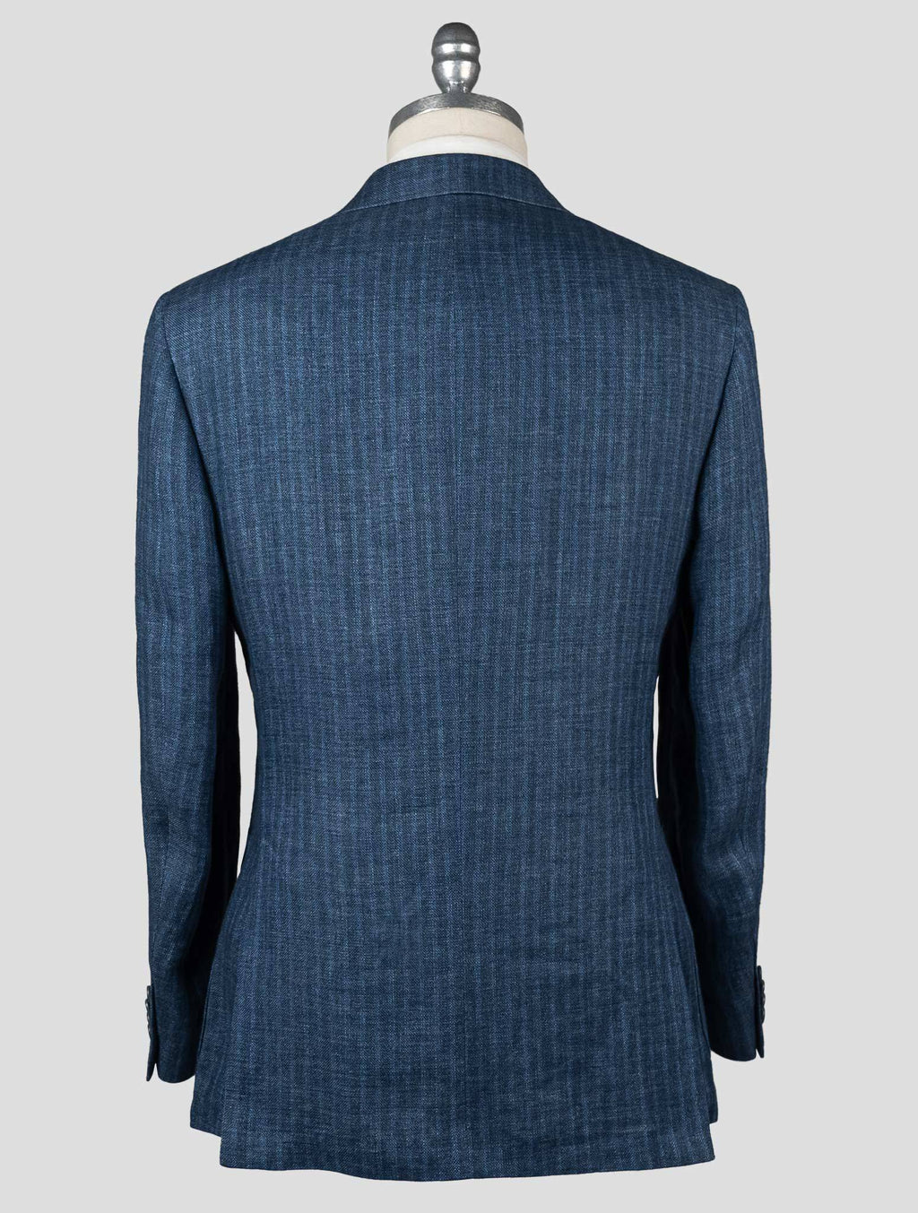 Isaia Blue Linen Blazer