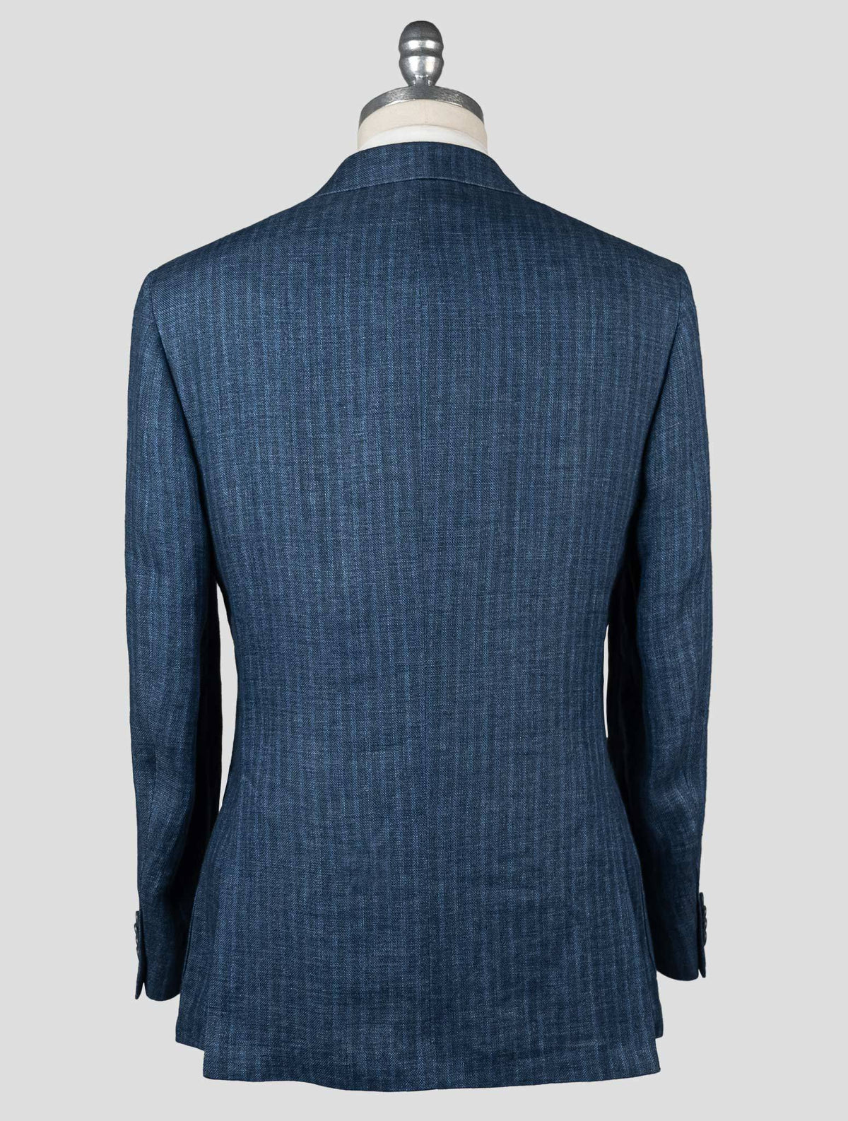 Isaia Blue Linen Blazer