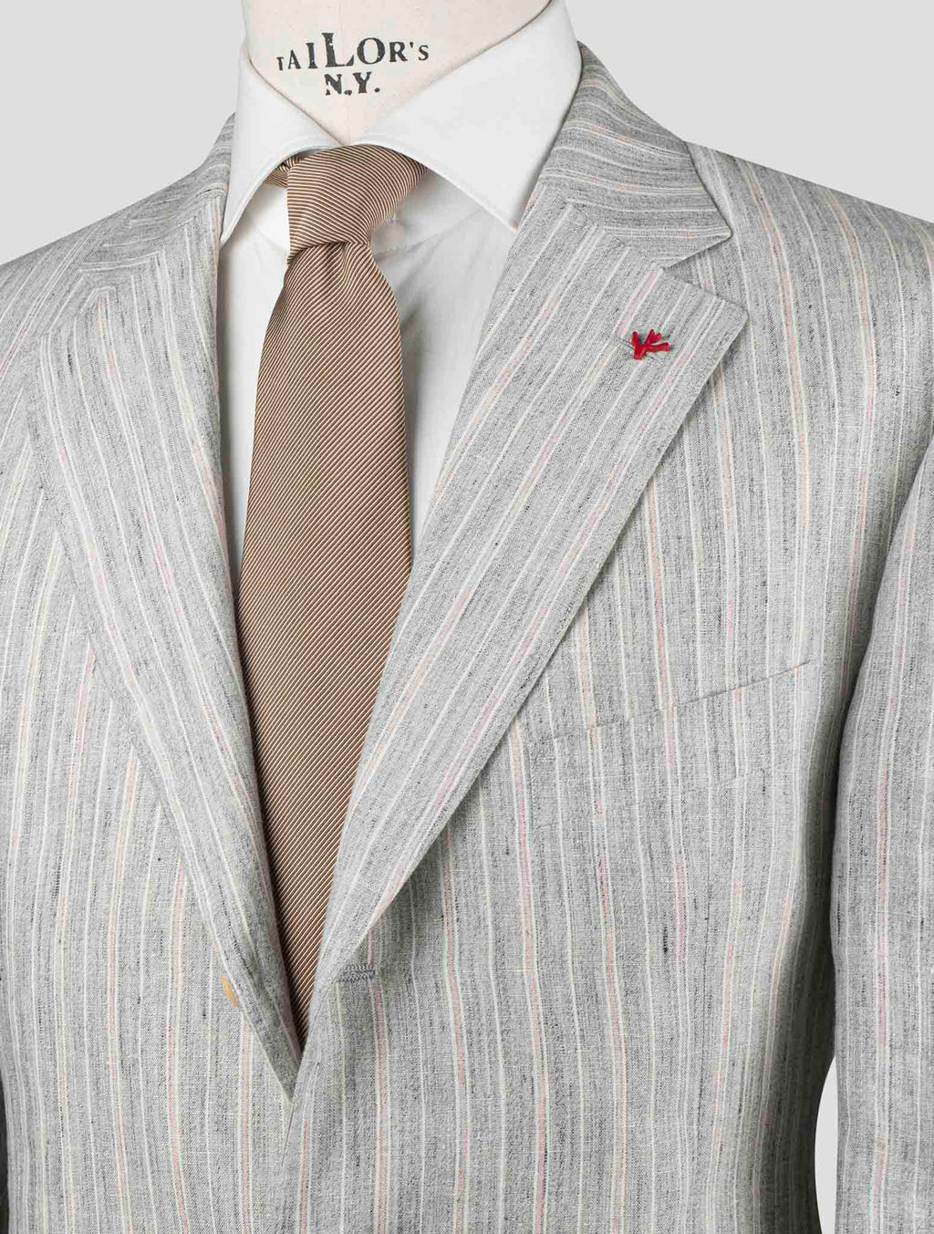 Isaia Multicolor Linen Blazer
