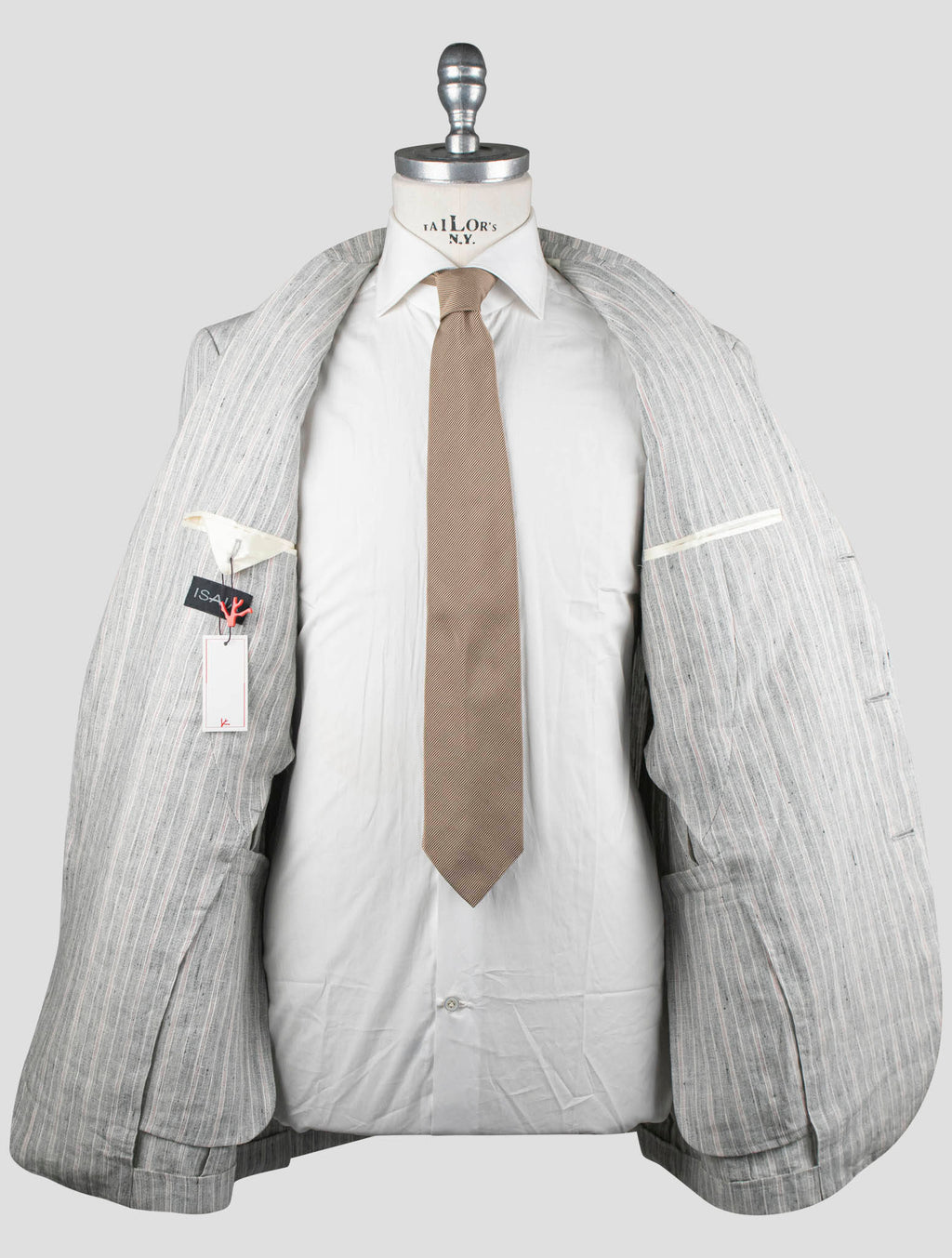 Isaia Multicolor Linen Blazer