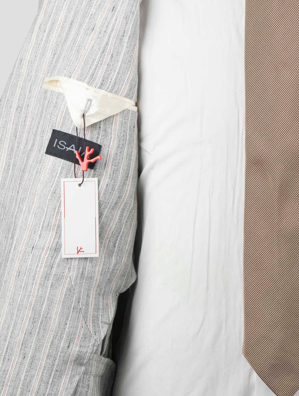 Isaia Multicolor Linen Blazer