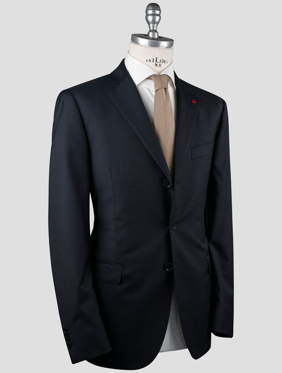 Isaia Isaia Blue Wool Blazer Blue 001