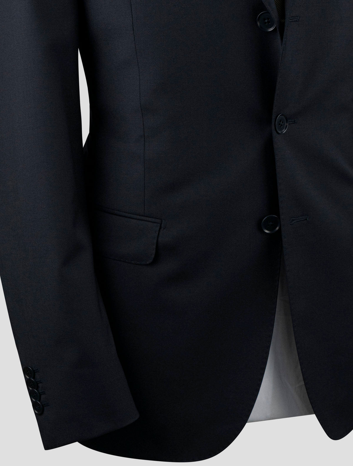 Isaia Blue Wool Blazer