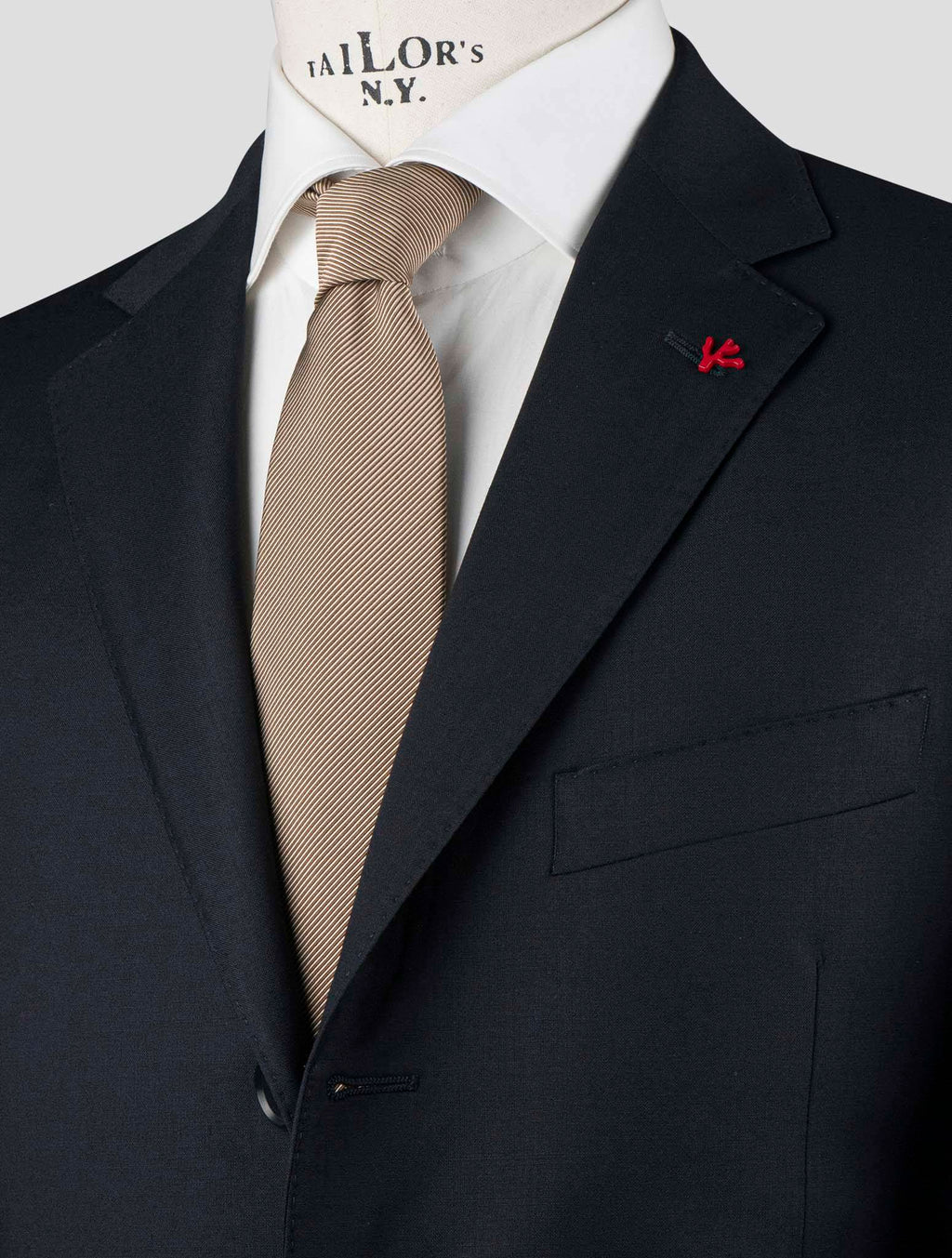 Isaia Blue Wool Blazer