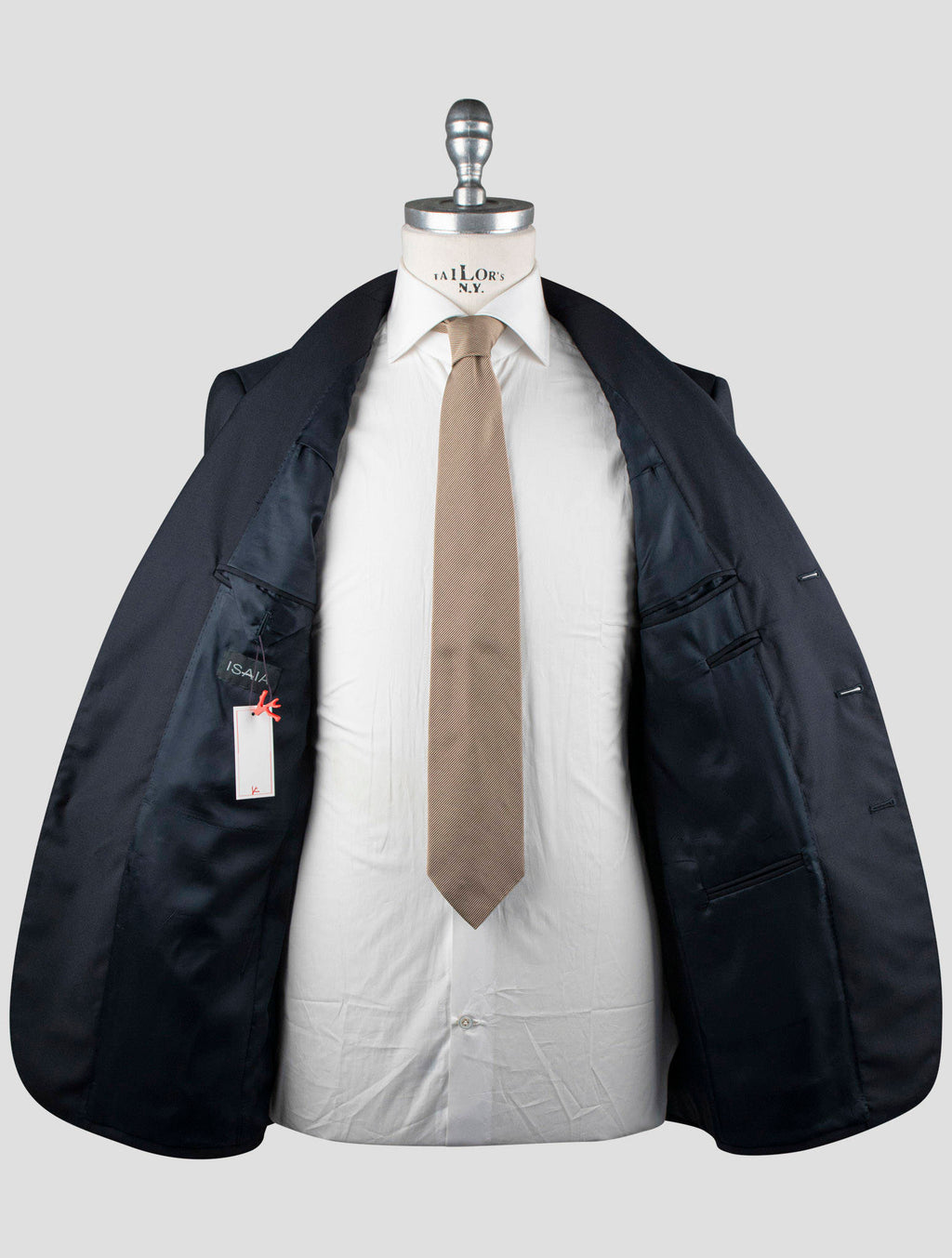 Isaia Blue Wool Blazer