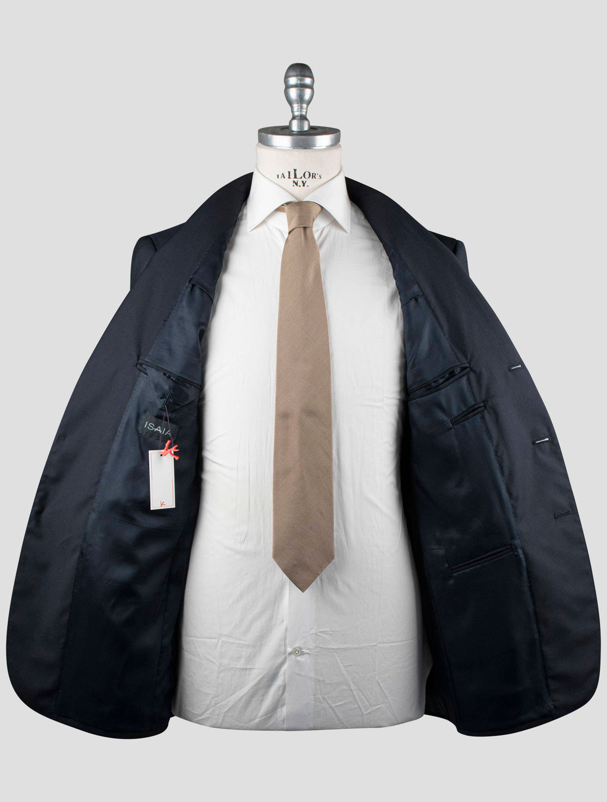 Isaia Blue Wool Blazer