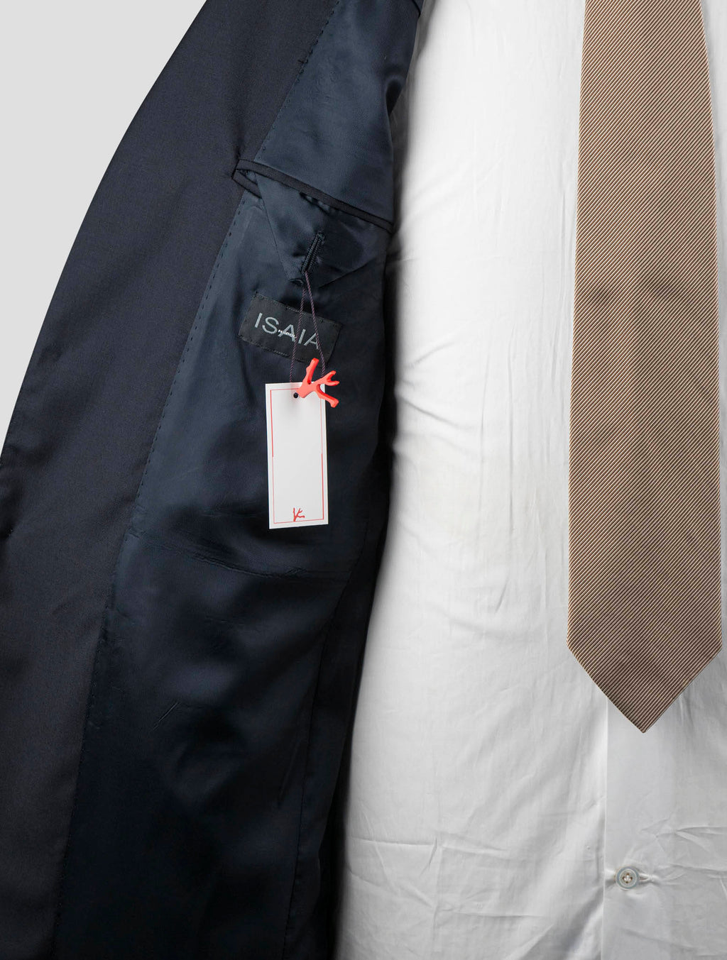 Isaia Blue Wool Blazer