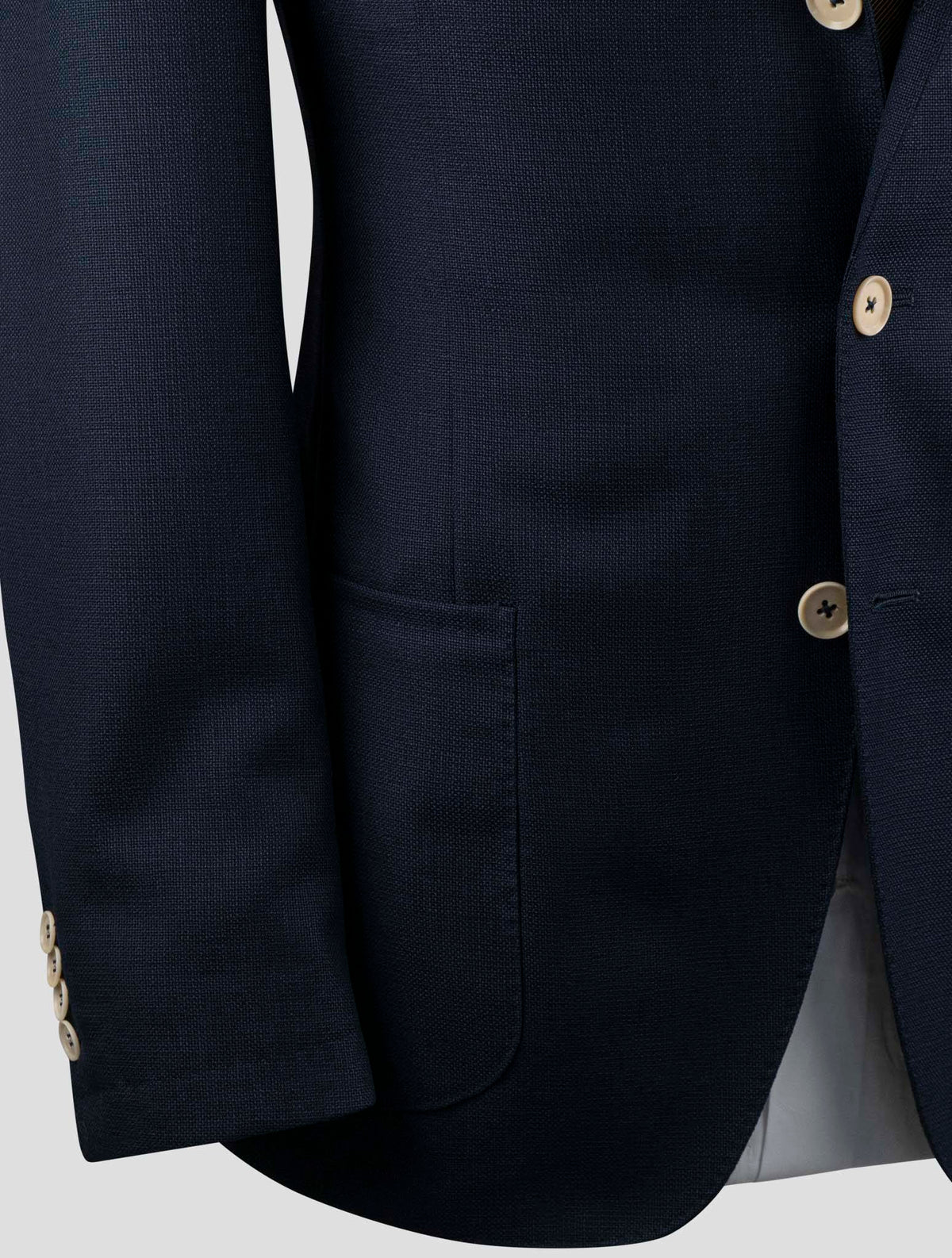 Isaia Blue Wool Blazer