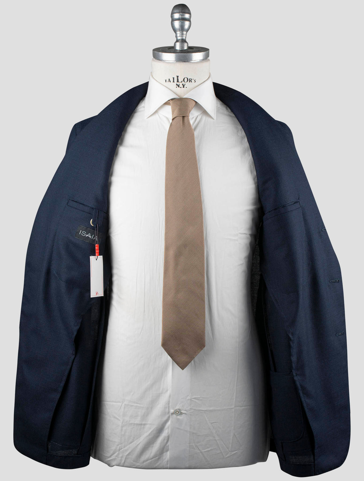 Isaia Blue Wool Blazer