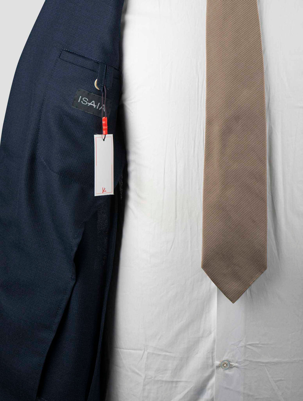 Isaia Blue Wool Blazer