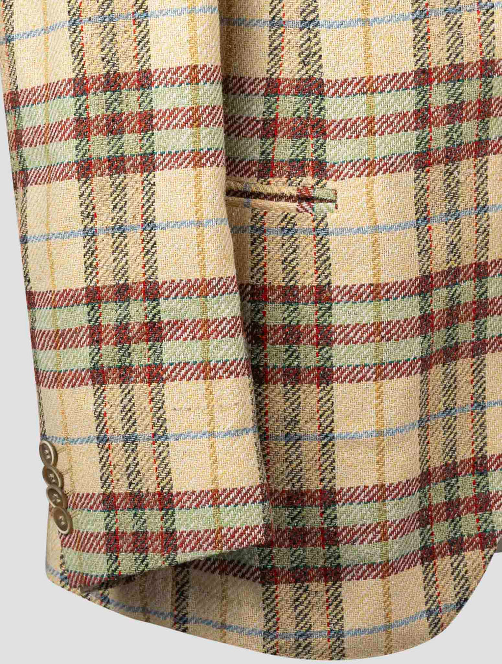 Isaia Multicolor Silk Blazer