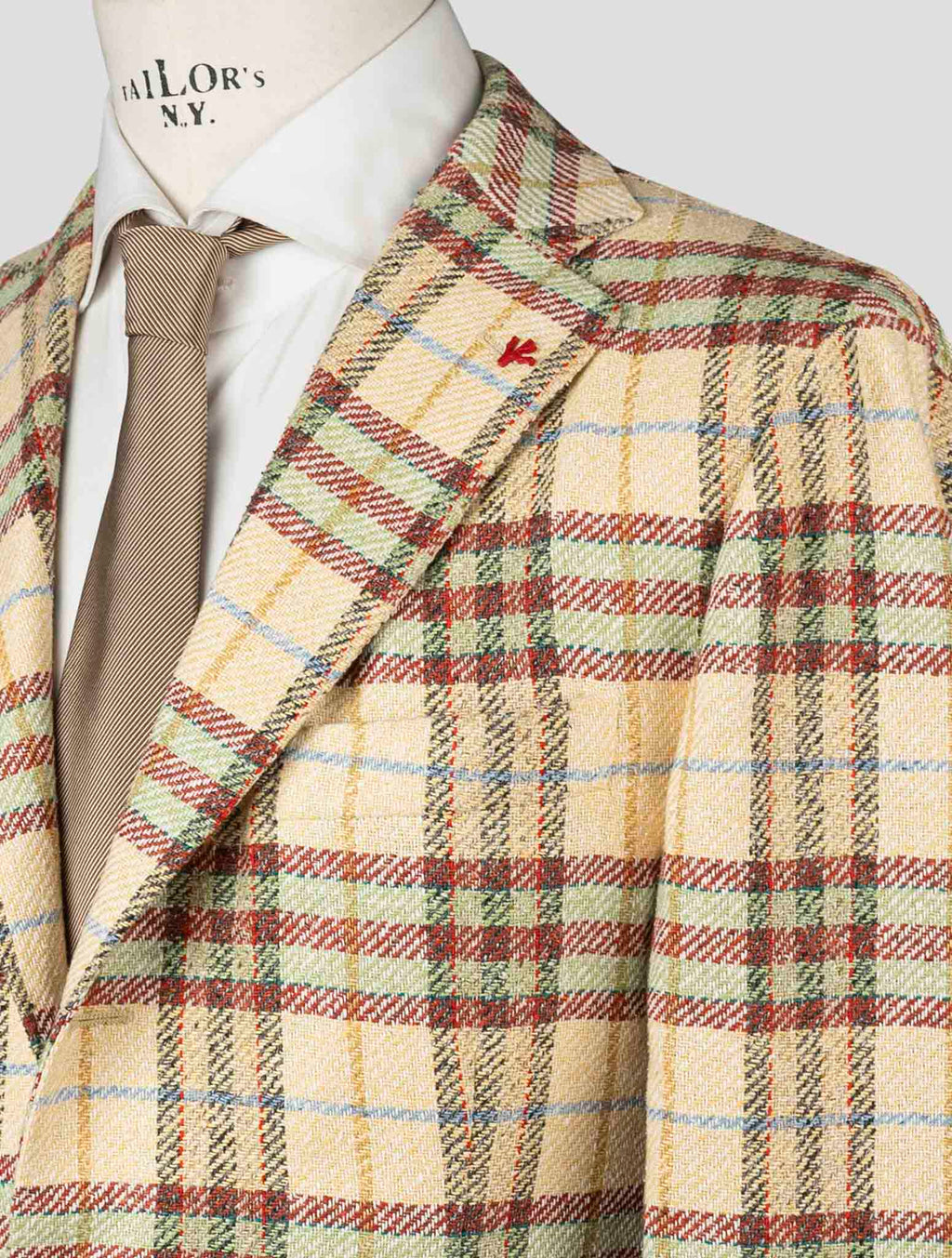 Isaia Multicolor Silk Blazer