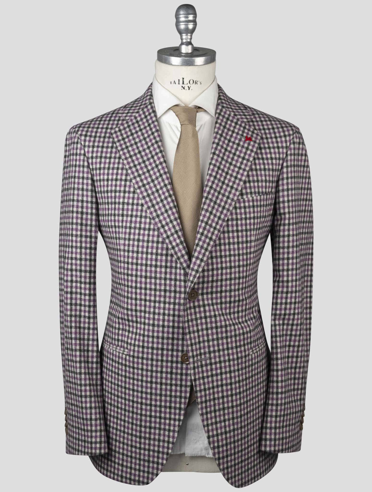 Isaia Multicolor Virgin Wool Blazer