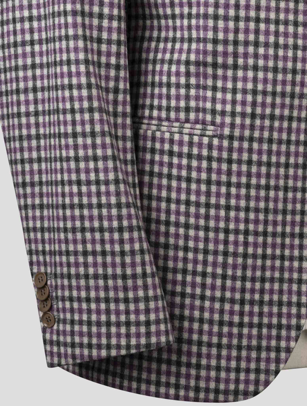 Isaia Multicolor Virgin Wool Blazer