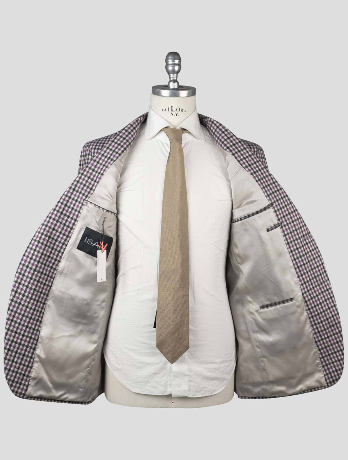 Isaia Multicolor Virgin Wool Blazer
