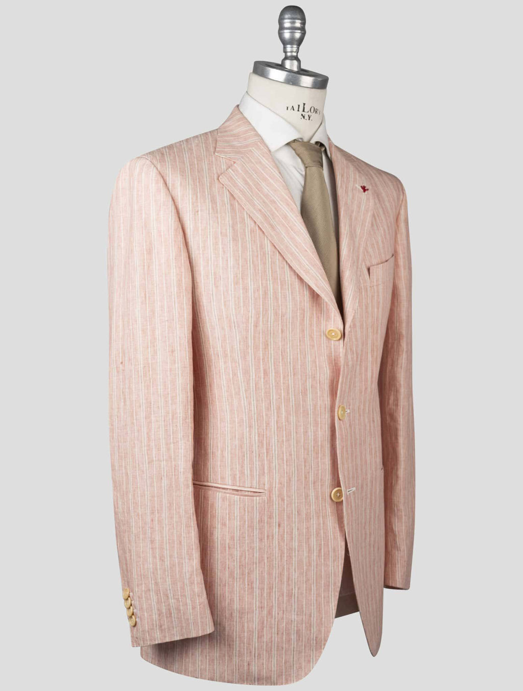 Isaia Isaia Multicolor Linen Blazer Multicolor 001